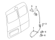 Chevy Door Striker Diagram - 19316973