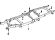 Chevy Front Cross-Member Diagram - 15659413