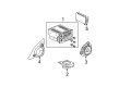 Chevy SSR Car Speakers Diagram - 10366739