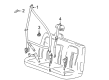 2022 Chevy Express 2500 Seat Belt Diagram - 19300346
