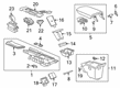 Cadillac XT6 Automatic Transmission Shift Levers Diagram - 85131858