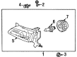 Chevy Prizm Headlight Diagram - 94857184