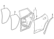 Chevy Trax Weather Strip Diagram - 42847967
