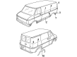 Chevy G20 Door Moldings Diagram - 15662502