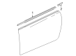 2014 Cadillac CTS Door Moldings Diagram - 22745506