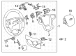 Chevy Silverado 1500 Steering Wheel Diagram - 84946339