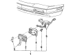 Oldsmobile Cutlass Calais Fog Light Diagram - 16512645