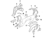 Pontiac Fuel Filler Housing Diagram - 10077471