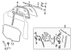 Chevy Window Crank Handles Diagram - 22621432