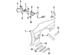 1990 Cadillac Allante Weather Strip Diagram - 3537012