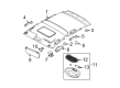 2010 Pontiac G3 Door Handle Diagram - 96650220