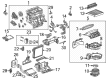 Chevy Trailblazer HVAC Control Module Diagram - 42761444