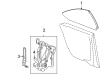 Pontiac G6 Window Regulator Diagram - 20774594