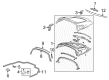Pontiac Solstice Weather Strip Diagram - 25820936
