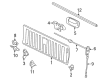2005 Chevy Silverado 2500 HD Tailgate Handle Diagram - 15997911