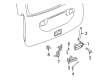 Saturn Vue Door Handle Diagram - 15789156
