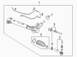 Cadillac CTS Rack And Pinion Diagram - 19419352