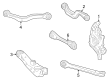Cadillac LYRIQ Control Arm Bolt Diagram - 11610884