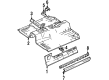 1998 Chevy Tracker Floor Pan Diagram - 91174087