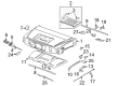 Chevy Corvette Hood Latch Diagram - 15910868