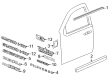 2008 Chevy Silverado 1500 Door Moldings Diagram - 22760306