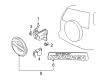 Chevy Tracker Emblem Diagram - 30023404