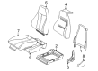 1999 Chevy Camaro Seat Cushion Pad Diagram - 16795501