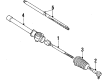 Chevy Sprint Rack and Pinion Boot Diagram - 96061978