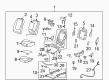 2010 Pontiac G6 Seat Switch Panel Diagram - 20832325