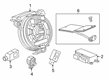Cadillac XT4 Air Bag Sensor Diagram - 13552536