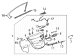 Cadillac Window Regulator Diagram - 84898055