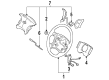 2002 Oldsmobile Silhouette Steering Wheel Diagram - 10435025