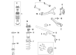 Chevy Shock and Strut Boot Diagram - 84940627