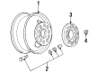 1994 Chevy K1500 Spare Wheel Diagram - 14005758