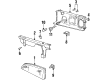 1992 Pontiac Bonneville Headlight Diagram - 16513516