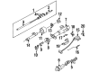 Oldsmobile Cutlass Automatic Transmission Shift Levers Diagram - 26043790