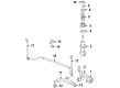 Pontiac Grand Prix Sway Bar Link Diagram - 15236543