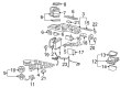 Cadillac A/C Accumulator Diagram - 20828235