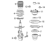 Cadillac CT4 Coil Springs Diagram - 85166232