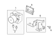 Chevy Silverado 2500 HD ABS Control Module Diagram - 22858868