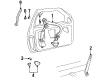 1990 Chevy Corsica Door Striker Diagram - 20670543