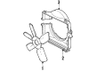 Cadillac Fan Shroud Diagram - 1623157