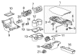 Chevy Equinox Center Console Latch Diagram - 84292234