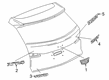 Cadillac XT4 Emblem Diagram - 84696094