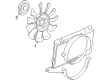 2005 Hummer H2 Fan Shroud Diagram - 15183154