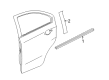 Chevy Sonic Weather Strip Diagram - 95127309