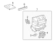 Pontiac Cabin Air Filter Diagram - 19184673