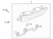 2020 Cadillac CT6 Back Up Light Diagram - 23354781