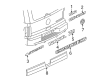 Cadillac Escalade Emblem Diagram - 19301322