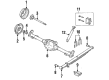 GMC S15 Jimmy Brake Backing Plate Diagram - 18017840
